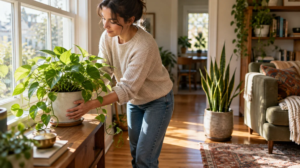 Photo detail related to how to choose the right spot for each houseplant