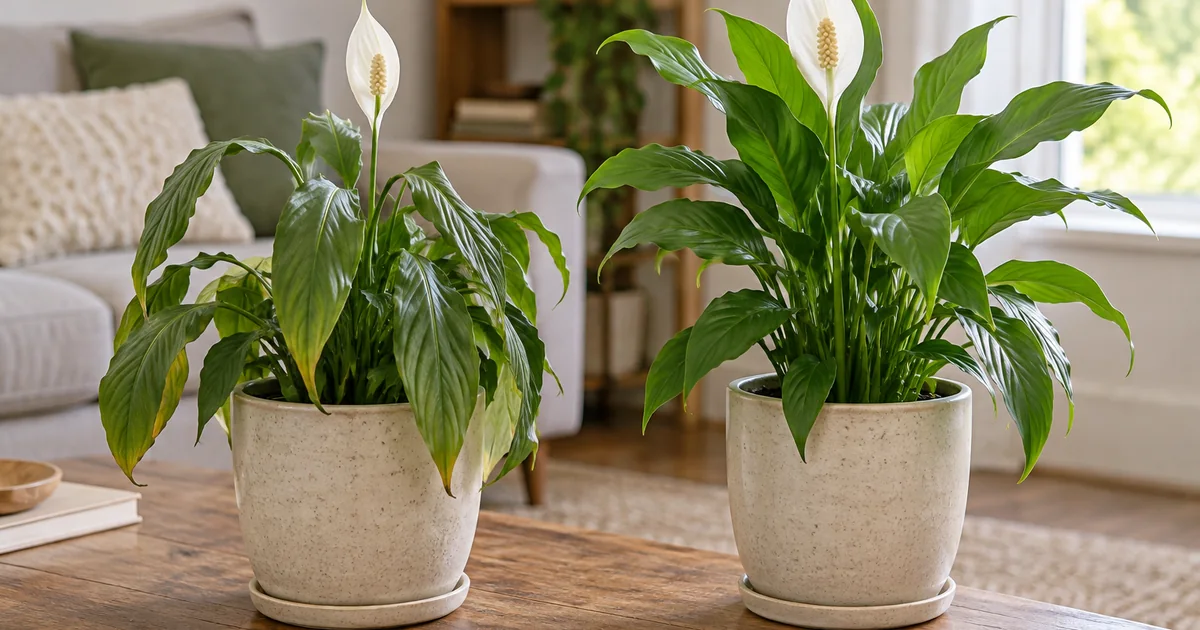 Botanical photo illustrating how to spot overwatering and underwatering