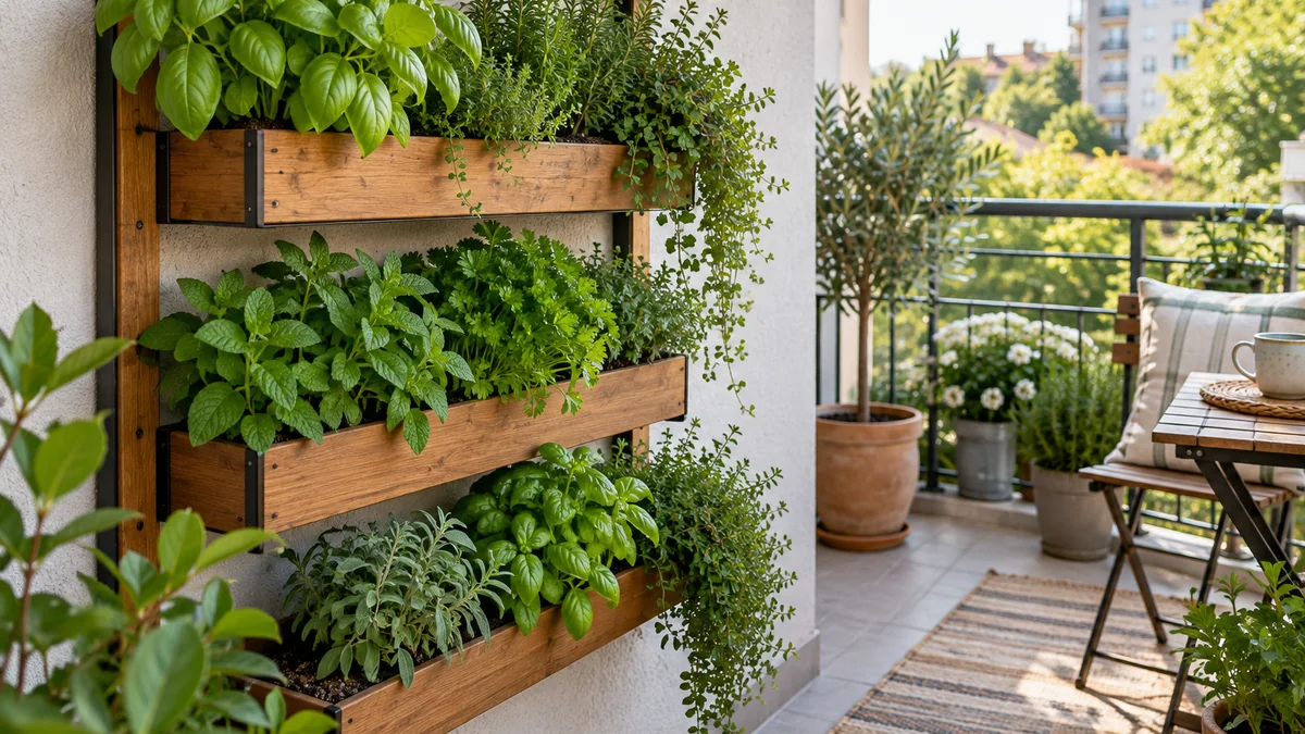 Photo detail related to how to build a simple vertical garden at home