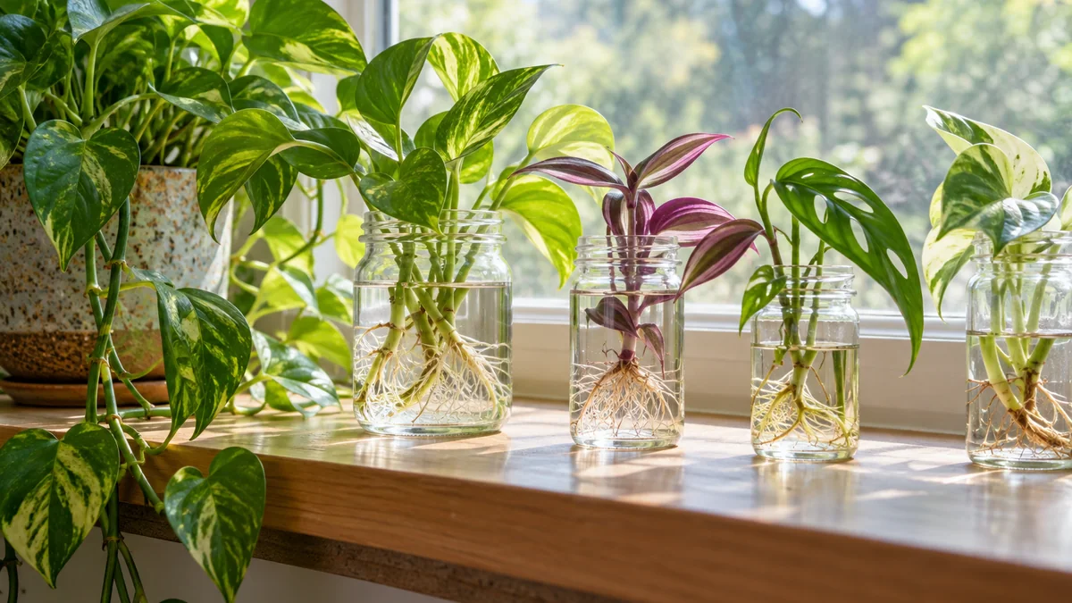 Photo detail related to how to propagate plants from cuttings