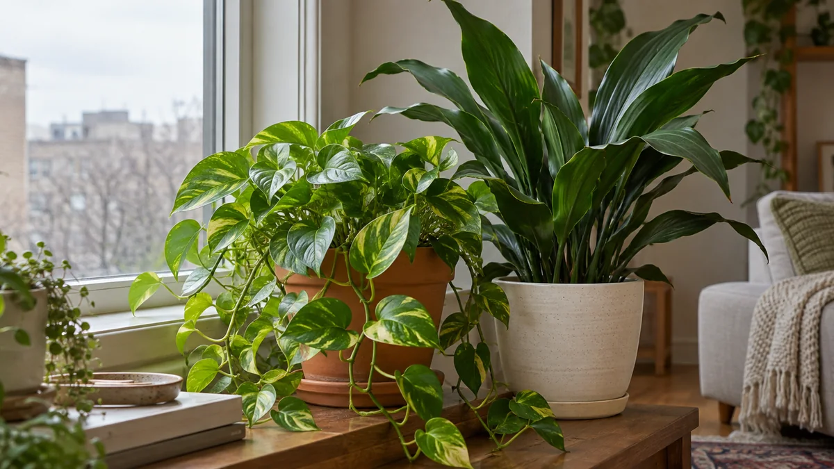 Photo detail related to how to choose indoor plants for low-light rooms