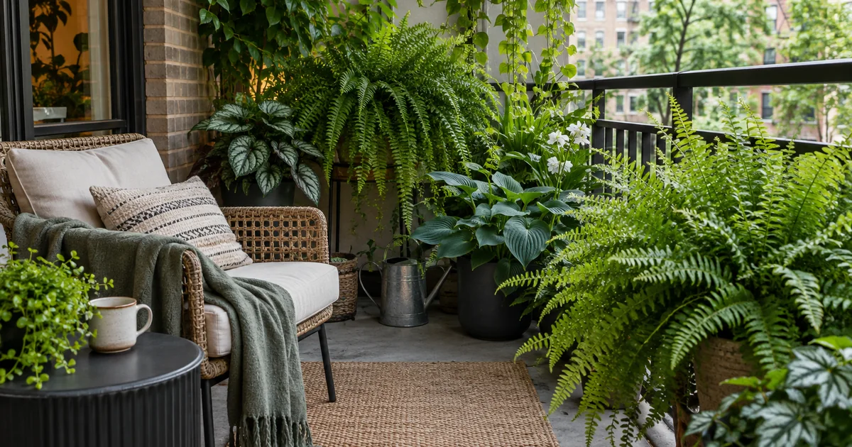 Botanical photo illustrating how to choose plants for a shady balcony