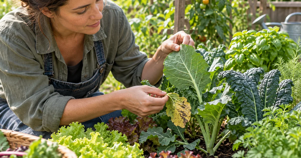 Botanical photo illustrating how to prevent pests in a home vegetable garden