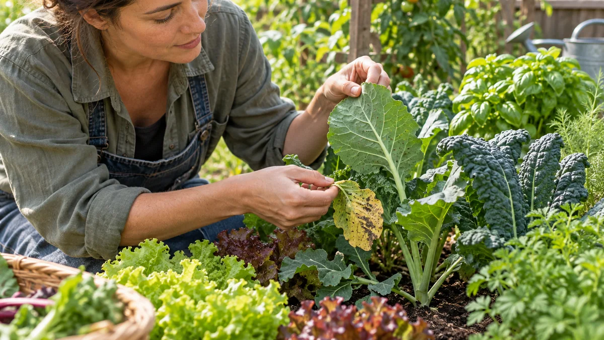 Photo detail related to how to prevent pests in a home vegetable garden