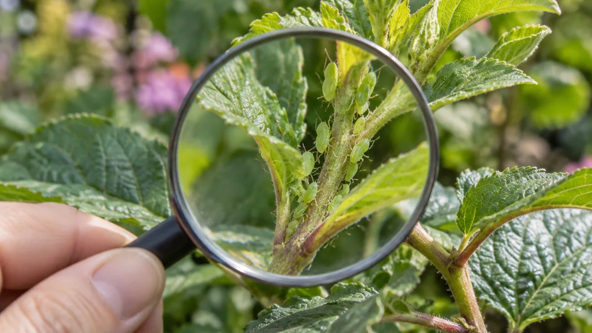 Photo illustrating what to do when you find aphids on plants