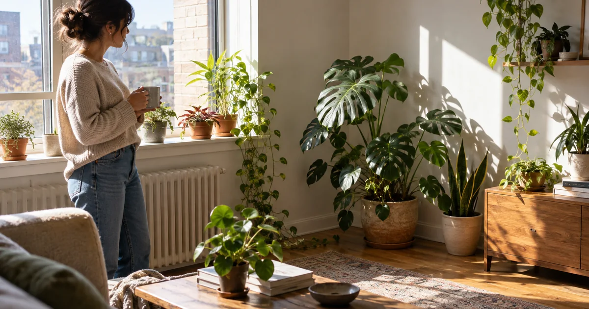 Botanical photo illustrating figuring out how much light a plant needs