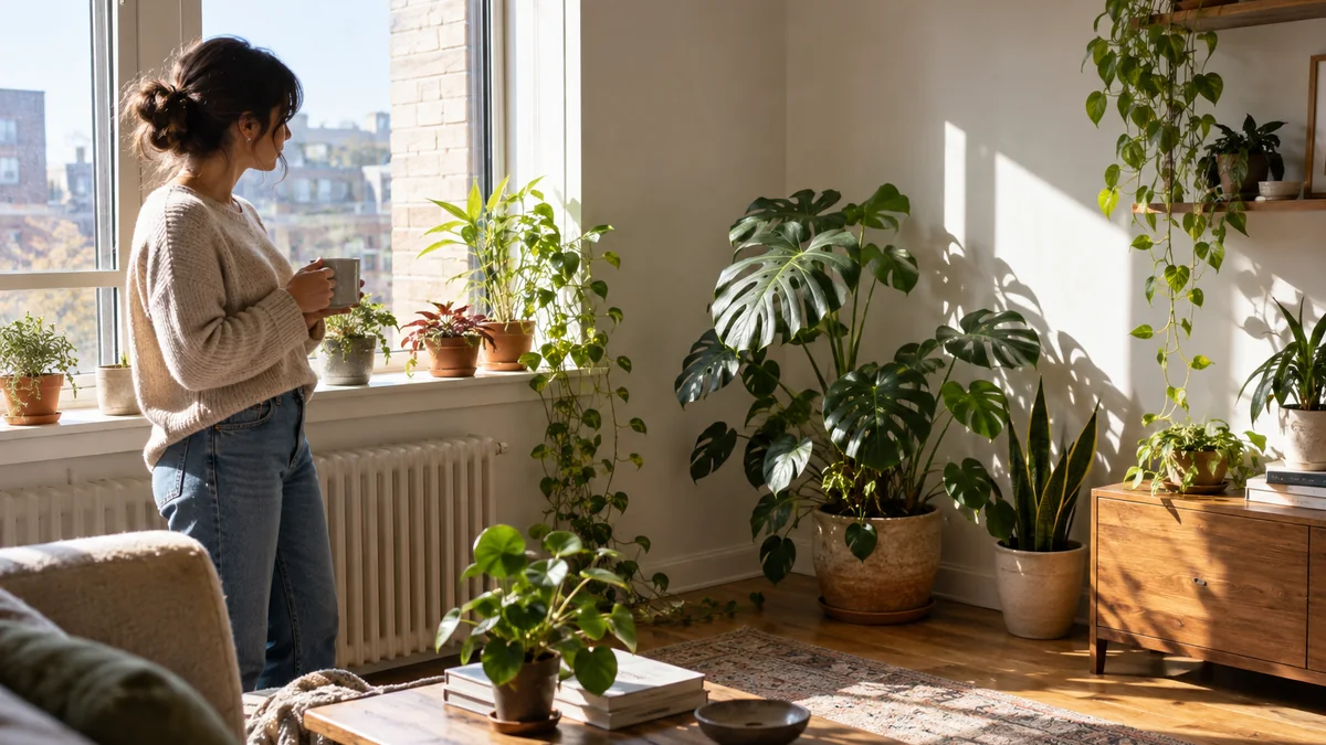 Photo illustrating how to tell how much light a plant needs