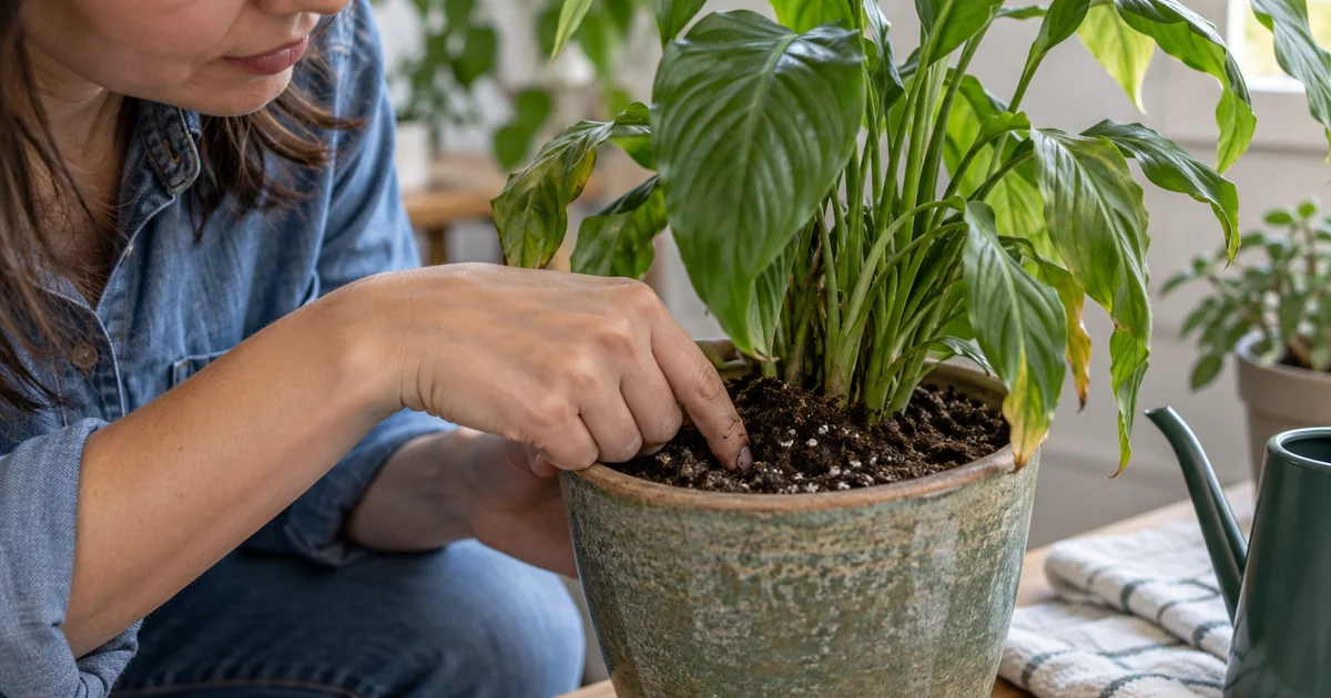Botanical photo illustrating how to diagnose a wilting plant