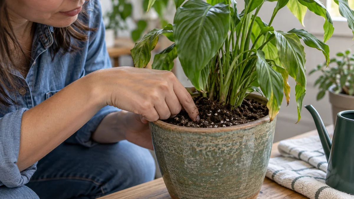 Photo detail related to how to diagnose a wilting plant