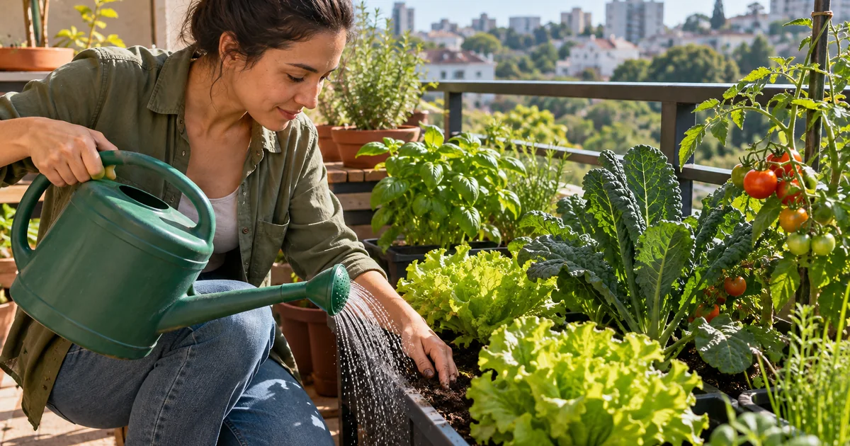 Botanical photo illustrating how to water a home vegetable garden during hot weather