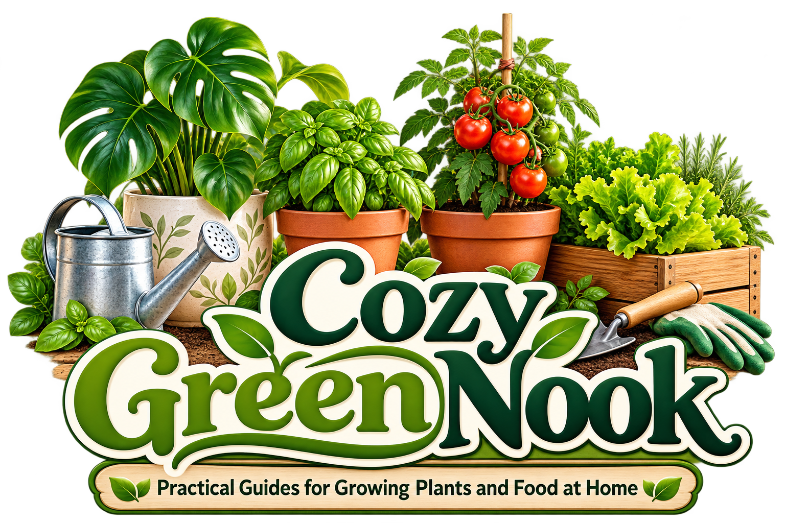 Cozy Green Nook — Practical Guides for Growing Plants and Food at Home